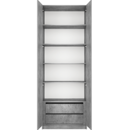 Шкаф распашной Локер Распашной/доп. полки + модуль 80х220х53