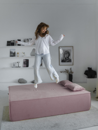 Диван бескаркасный Клайд, велюр