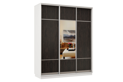 Шкаф-купе Премьер Лайт 35 (08;05;08) трехдверный