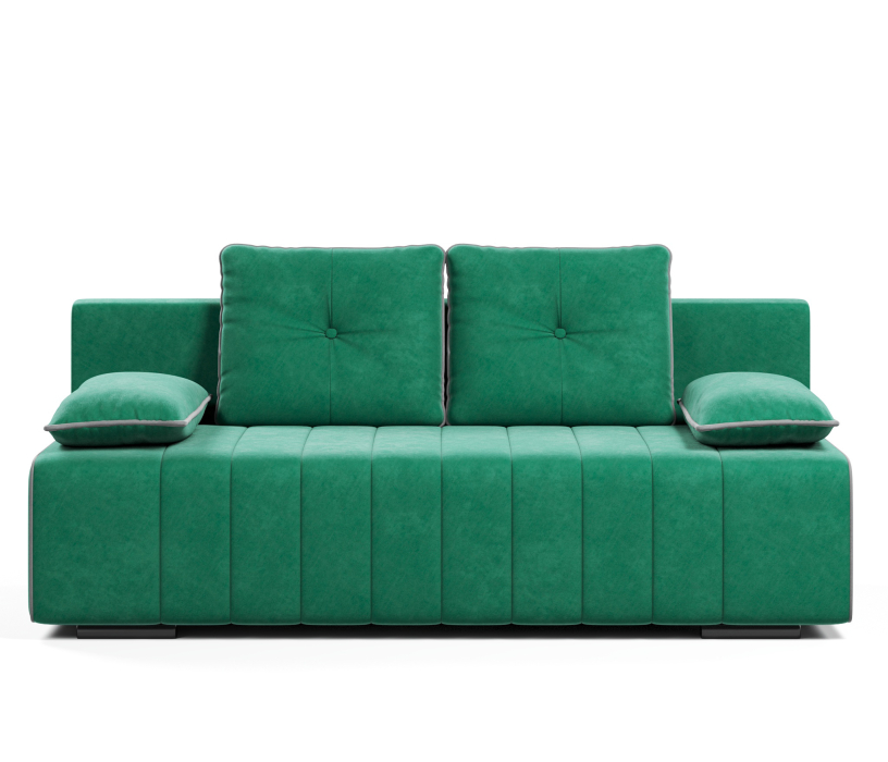 Диваны кровати со спальным местом, Диван-кровать прямой Лестер аккордеон-евро, велюр