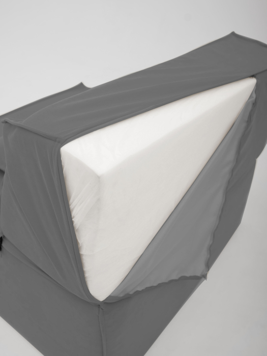 Гостиная, Бескаркасное кресло Клайд,велюр