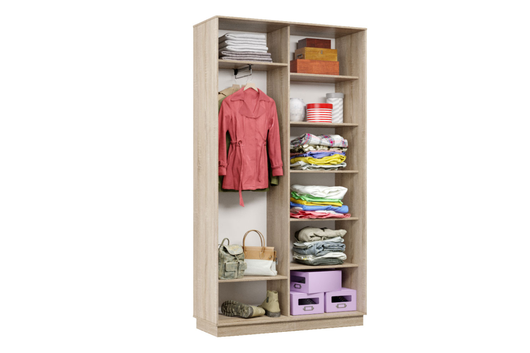 Шкафы-купе, Шкаф-купе Премьер Лайт 01 Мини (08;08) двухдверный