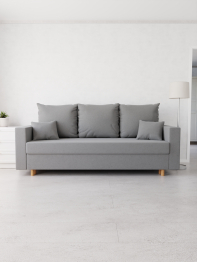 Прямой диван Адам, НПБ,еврокнижка,велюр