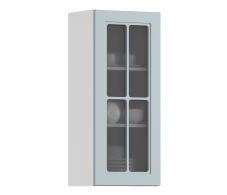 MODERN, MODERN шкаф навесной со стеклом 1 дв 40х92 см