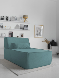 Бескаркасна оттоманка Клайд,велюр