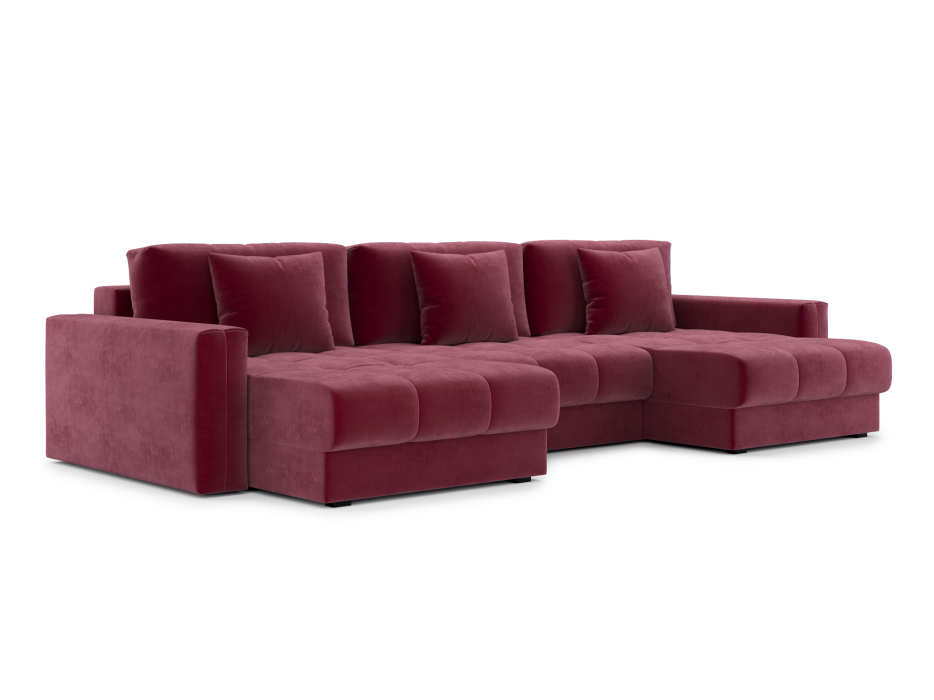 Диваны угловые в гостиную, Диван П-образный Кастел М102