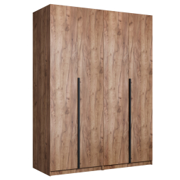 Шкаф складной Е1 Локер ("Гармошка") 162х52.5х220 см,с полками и двумя модулями