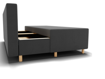 Прямой диван Сияние,еврокнижка,велюр