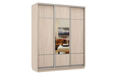 Шкаф-купе Премьер Лайт 22 (08;05;08) трехдверный