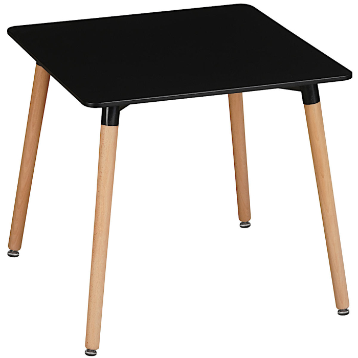 Обеденные столы, Стол Tetis kvadro черный 80*80