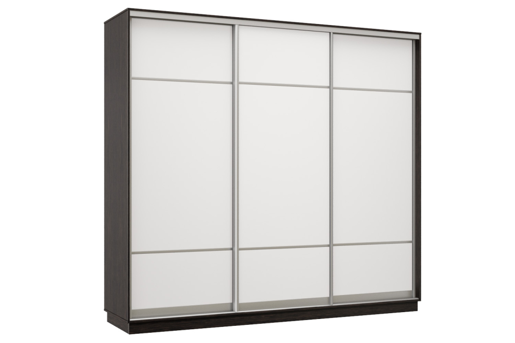 Шкафы-купе, Шкаф-купе Премьер Лайт 57 (08;08;08) трехдверный