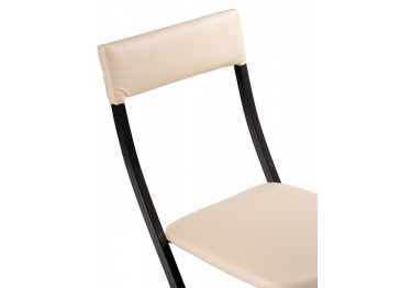 Стул Elevis ваниль крап /темный мусс