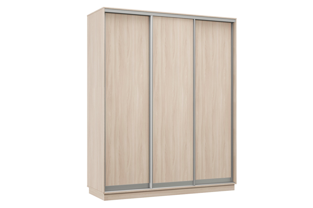 Шкафы-купе 3-х дверные, Шкаф-купе Премьер Лайт 21 (02;02;02) трехдверный