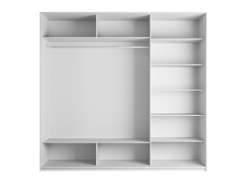 Шкаф-купе Прайм 3-х дверный Стекла пудра/Доводчики 180х57х230