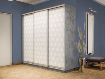 Шкаф-купе Экспресс 3-х дверный Фотопечать Калейдоскоп Стекла 180х60х240