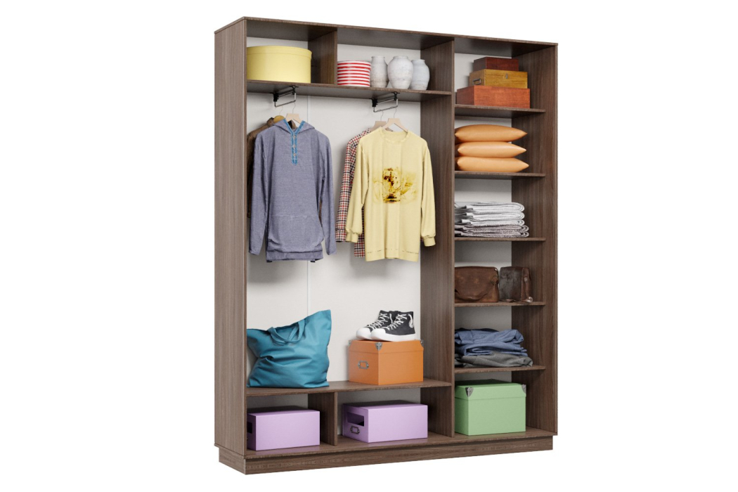 Шкафы-купе, Шкаф-купе Премьер 21 (14;14;14) трёхдверный