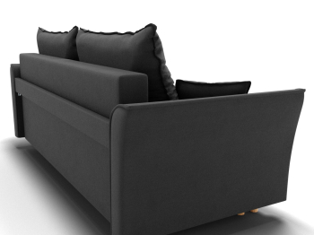 Прямой диван Наоми,еврокнижка,велюр