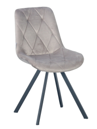 Стул Gustaf ВЕЛЮР поворотный опоры черные