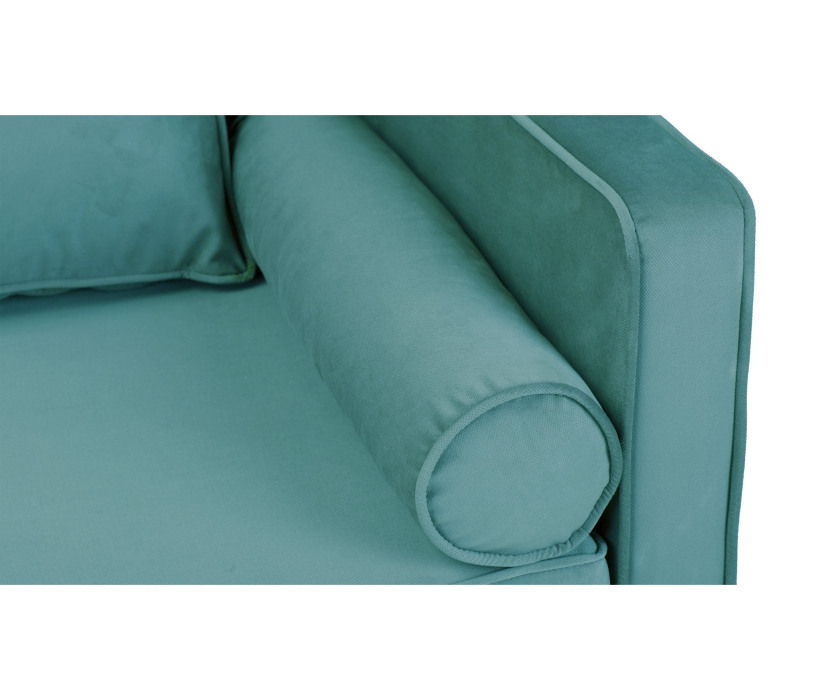 Дизайнерские диваны для гостиной, Диван - кушетка Блюз, велюр