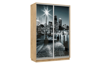 Шкаф-купе Премьер Лайт 03 Мини Ф-1356 двухдверный