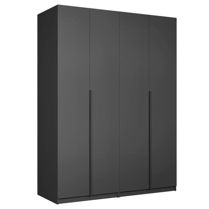 Шкафы распашные, Шкаф складной Е1 Локер ("Гармошка") 162х52.5х220 см,с двумя комплектами полок и двумя модулями