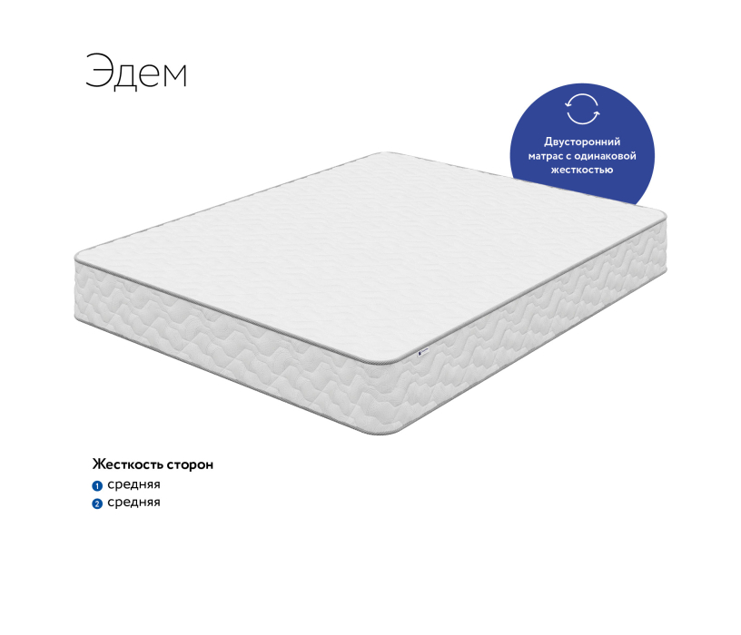 Другие размеры, Матрас DreamLine Эдем 1400x1900