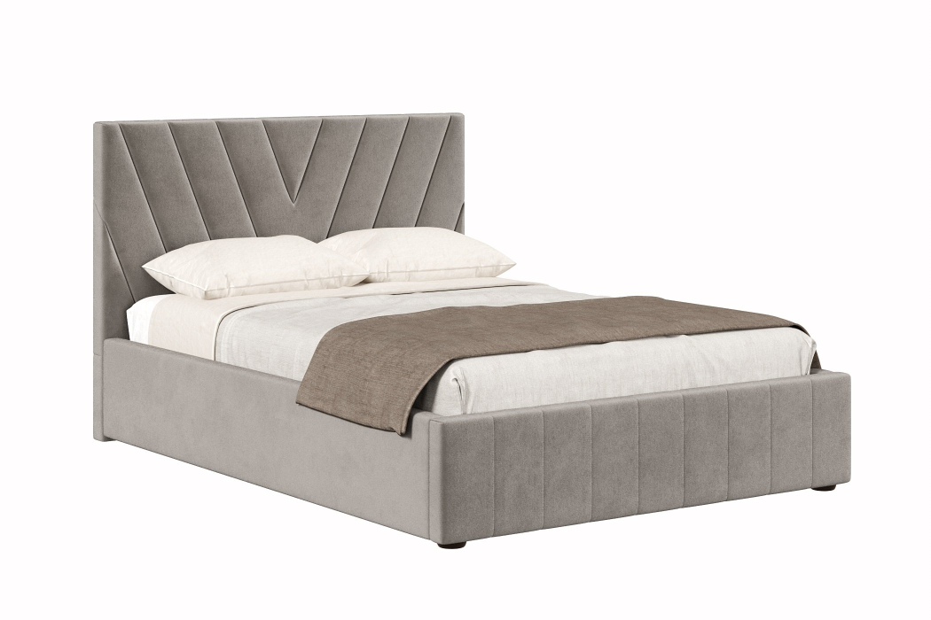 Мягкая кровать, Кровать Палермо 1200, велюр