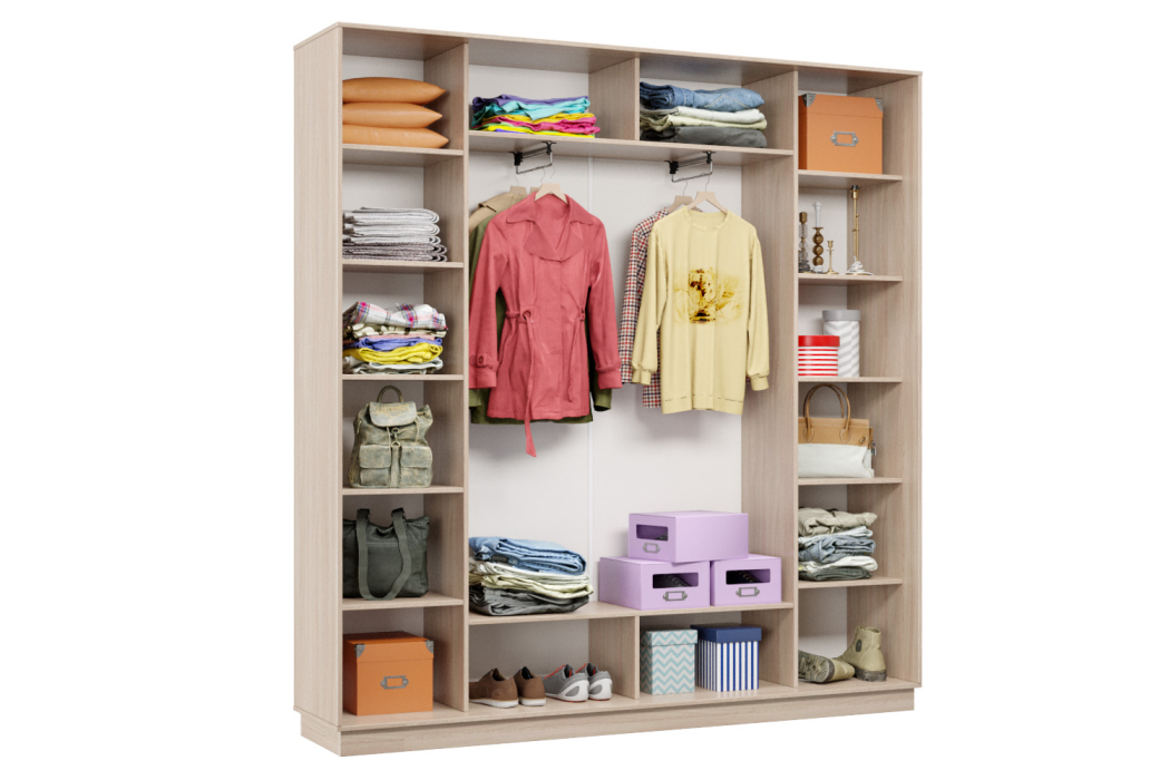 Шкафы-купе, Шкаф-купе Премьер Лайт 35 (08;08;08) трехдверный