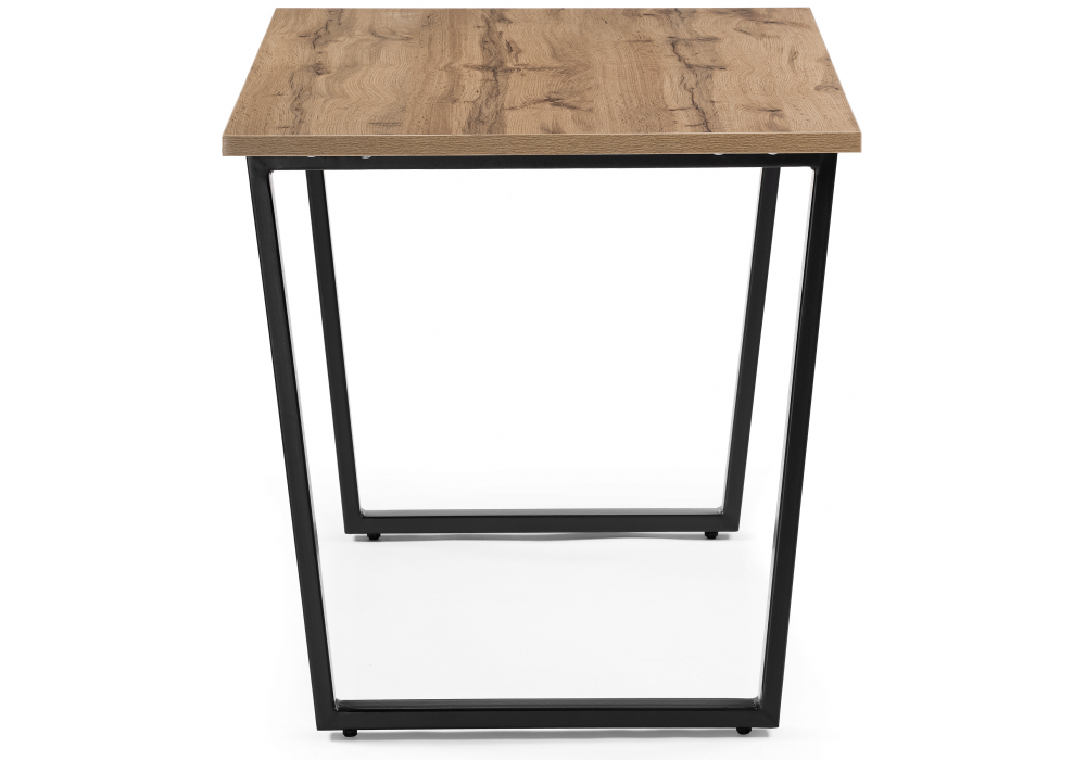 Обеденные столы, Стол деревянный Лота Лофт 140 25 мм (матовый черный)