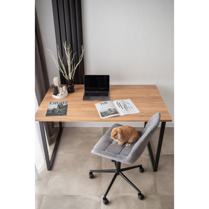 Обеденные столы, Деревянный стол Лиман 140 х 80 (черные ноги)