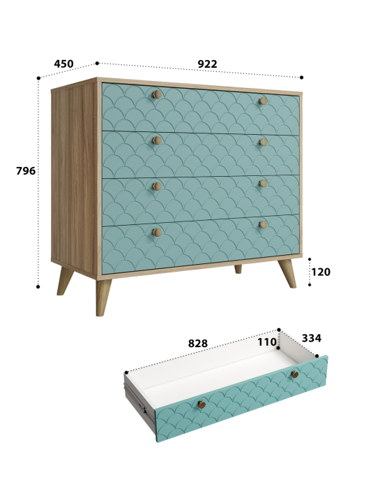 Комоды, Комод Велламо ВО-12