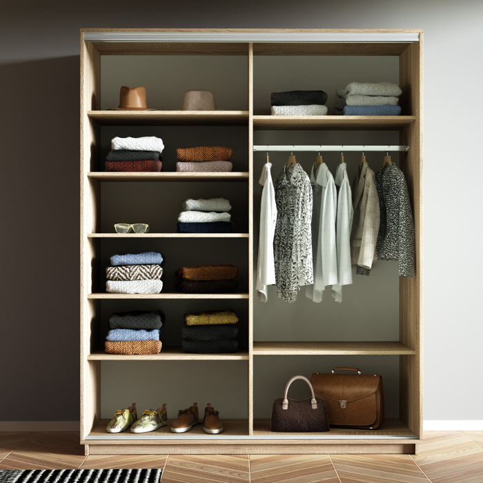 Шкафы-купе 2-х дверные, Шкаф-купе Экспресс 2-х дверный Фотопечать Квадрат Стекла 120х60х220