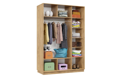 Шкаф-купе Премьер 10 (11ЗБ;11ЗБ) фасады зеркало бронза/двухдверный/Профиль чёрный муар