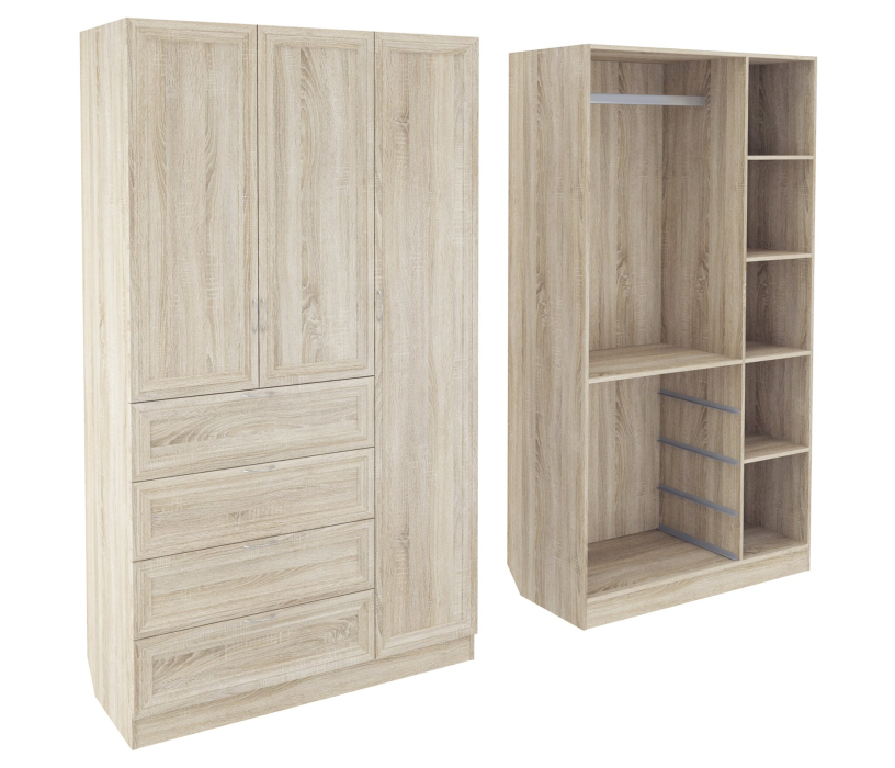 Шкафы распашные, Шкаф ШК-3/2