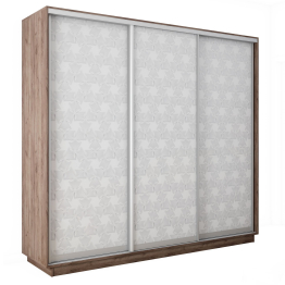 Шкаф-купе Экспресс 3-х дверный Фотопечать Калейдоскоп Стекла 240х45х240
