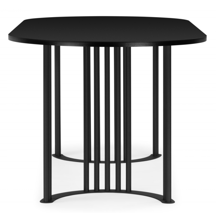 Обеденные столы, Стол Хьюго О 200 х 90 (черные ноги)