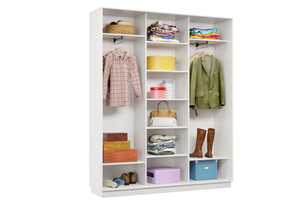 Шкафы-купе, Шкаф-купе Премьер 25 (16;16;16) трёхдверный