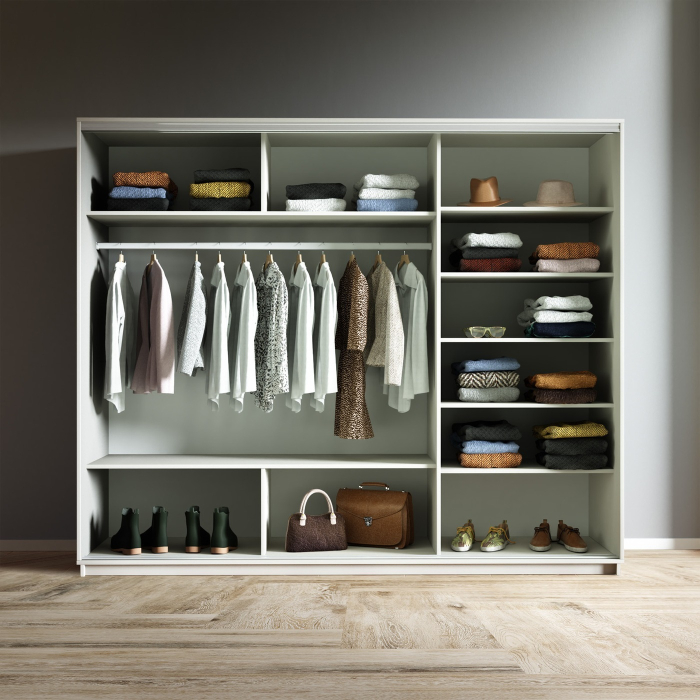 Шкафы-купе 3-х дверные, Шкаф-купе Экспресс 3-х дверный Фотопечать Шелк Стекла 180х60х220