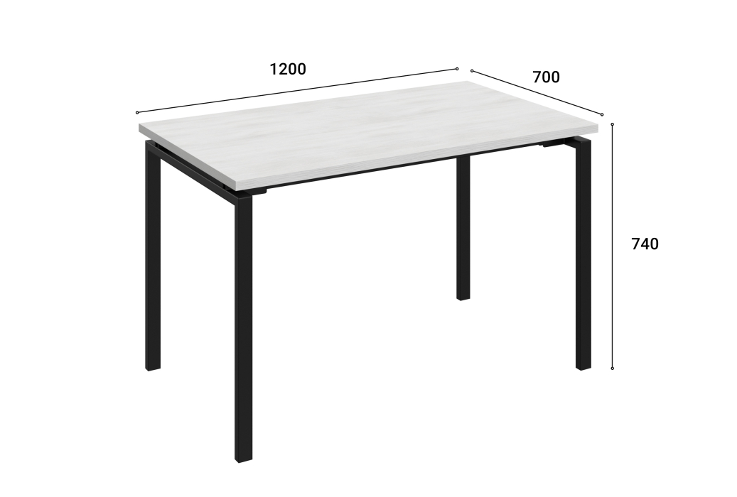 Прямые, Стол Виктория ВИ-50К