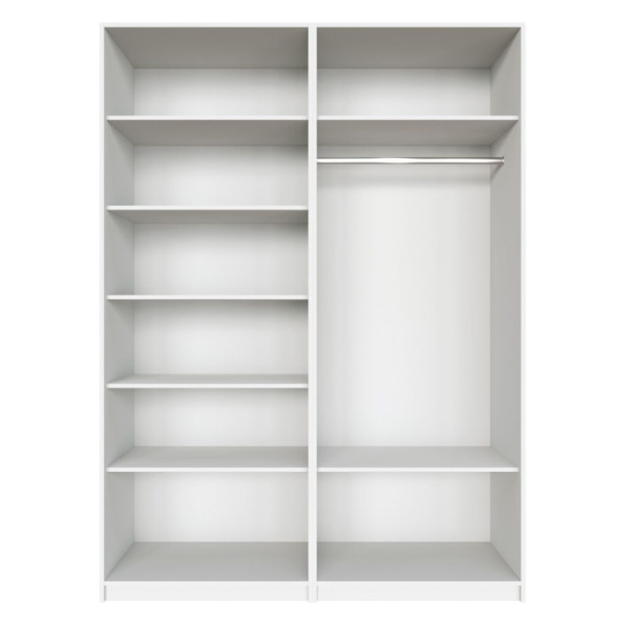 Шкафы распашные, Распашной шкаф Локер 800+800 (Гармошка) с полками слева