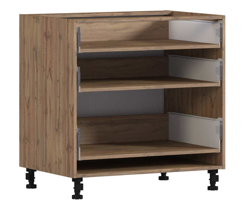 Корпус, Регина корпус для стола 3 ящ 80х82 см