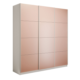 Шкаф-купе Прайм 3-х дверный Стекла пудра/Доводчики 210х57х230