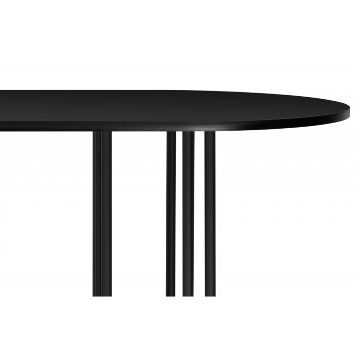 Обеденные столы, Стол Хьюго О 200 х 90 (черные ноги)