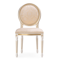 Стулья, Стул деревянный Данте с золотой патиной