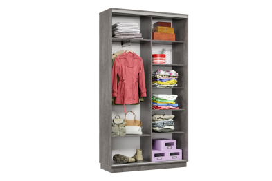 Шкаф-купе Премьер Лайт МИНИ 01 (05;05) двухдверный