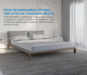 Столлайн / Матрас Сити-Мадрид в чехле Magnetic 1200х2000