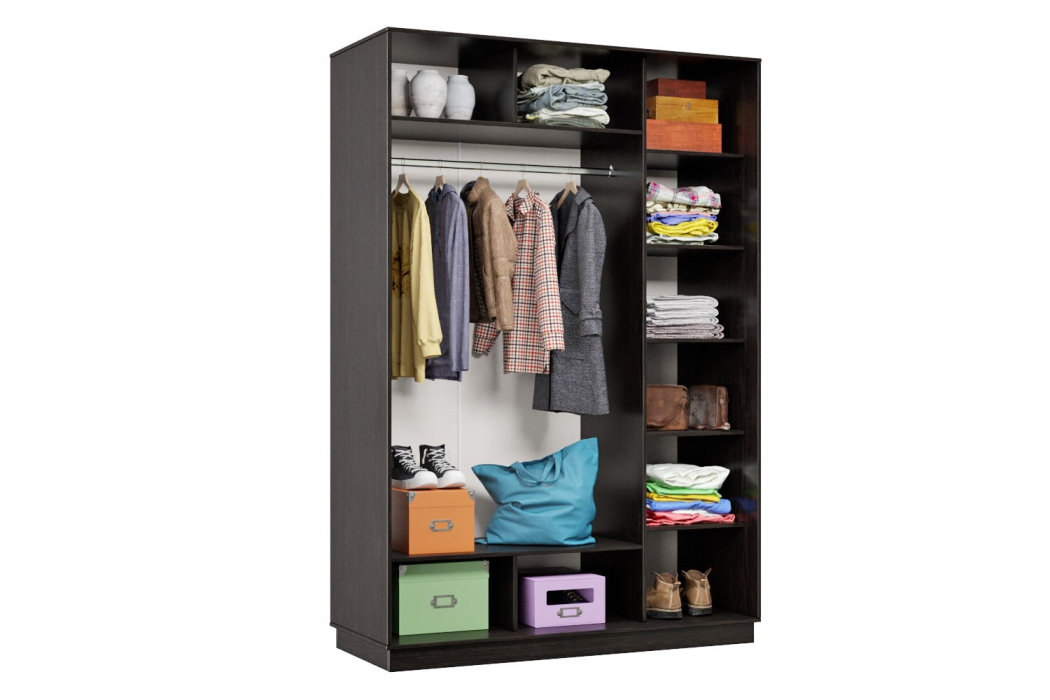 Шкафы-купе 2-х дверные, Шкаф-купе Премьер 12 (01РБ;01РБ) фасады ромб белый/двухдверный/Профиль чёрный муар