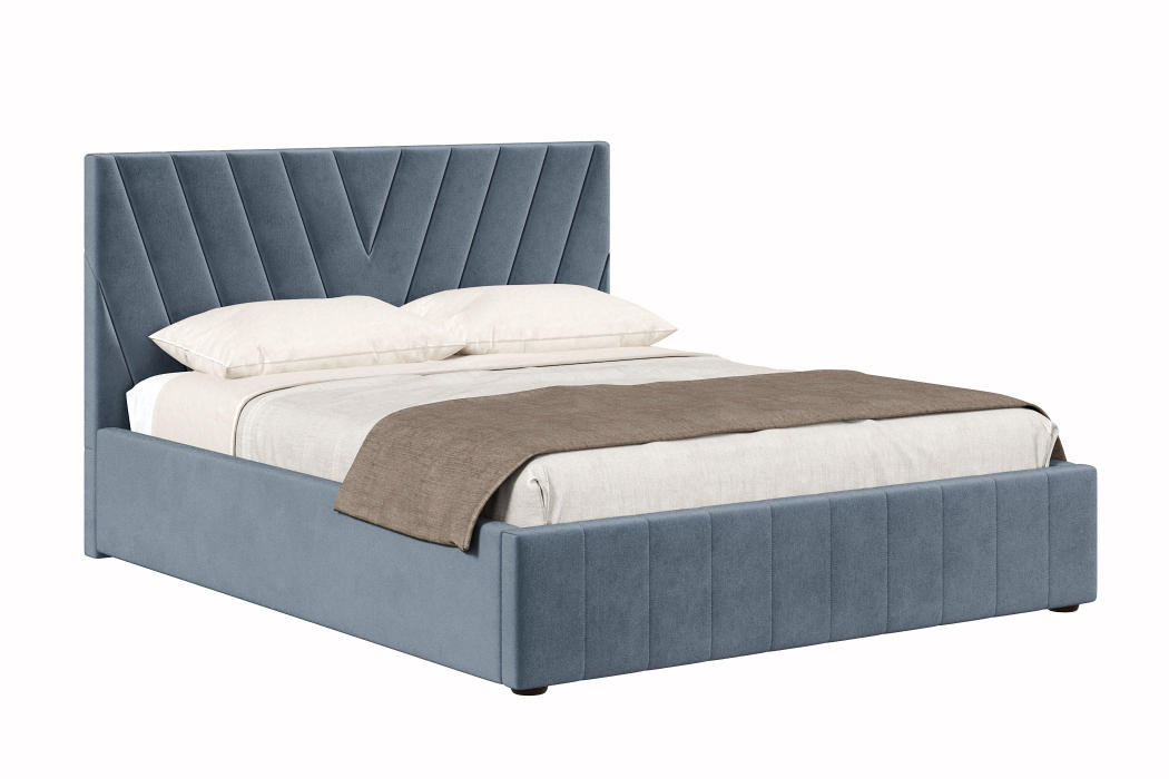 Мягкая кровать, Кровать Палермо 1600, велюр