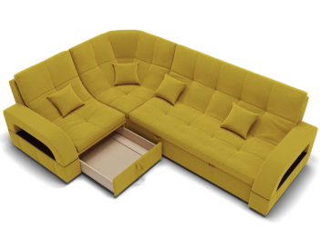 Модульный диван Майами-3,микровелюр,антивандальная ткань,венеция