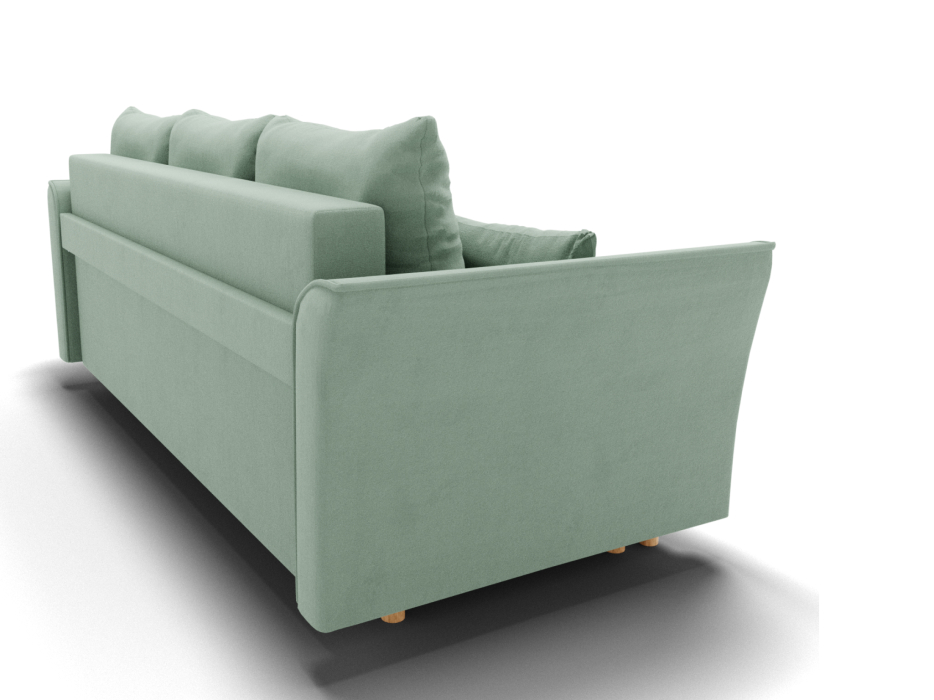 Диваны еврокнижки, Прямой диван Мелодия,НПБ,еврокнижка,велюр